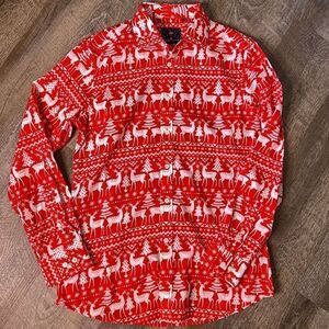 Simon Banks‎ Reindeer Button-Up-Size Small